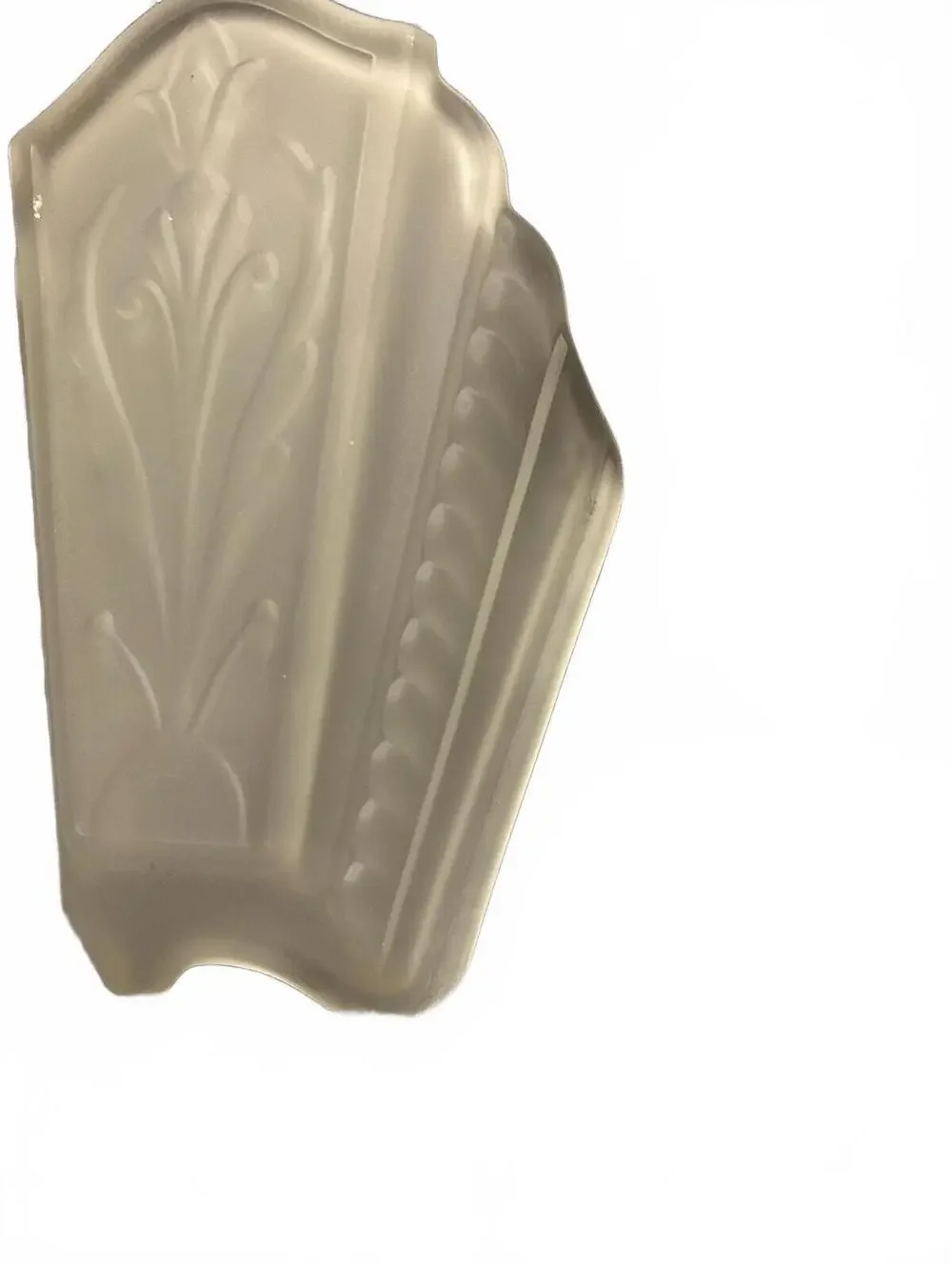 Art Deco Frosted Glass Light Shade: Floral Vine Sconce Chandelier Part